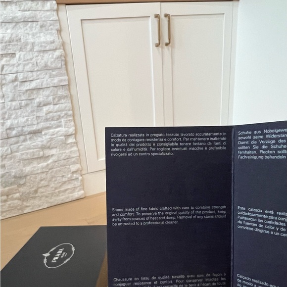 Prada Calzature Uomo Nylon Piuma in colour Nero (black) Men’s size 9 - Picture 6 of 7